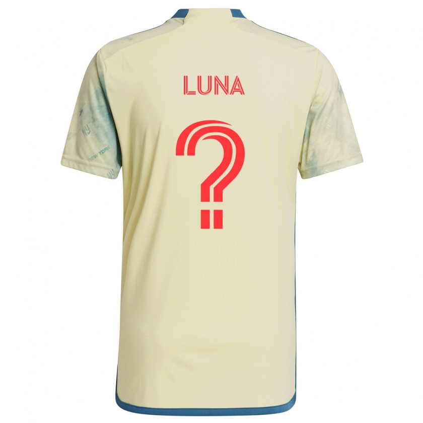 Kandiny Enfant Maillot Erick Luna #0 Jaune Rouge Bleu Tenues Domicile 2024/25 T-Shirt