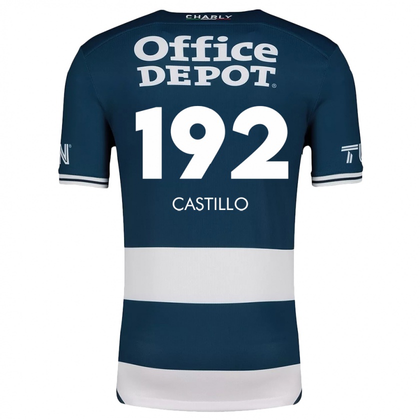 Kandiny Enfant Maillot José Castillo #192 Bleu Blanc Tenues Domicile 2024/25 T-Shirt