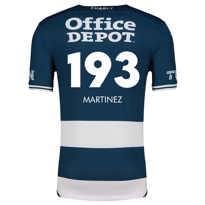 Kandiny Enfant Maillot Pedro Martínez #193 Bleu Blanc Tenues Domicile 2024/25 T-Shirt