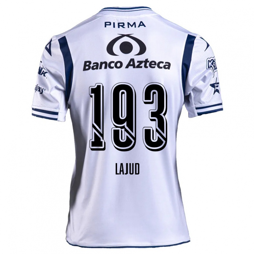 Kandiny Enfant Maillot Rodrigo Lajud #193 Blanc Bleu Marine Tenues Domicile 2024/25 T-Shirt