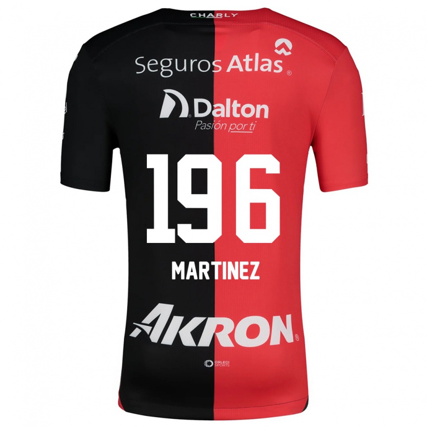 Kandiny Enfant Maillot Rafael Martínez #196 Rouge Noir Tenues Domicile 2024/25 T-Shirt