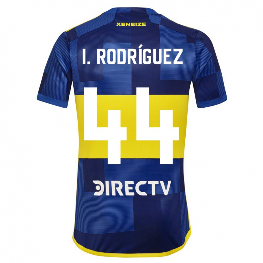 Kandiny Enfant Maillot Ignacio Rodríguez #44 Bleu Jaune Tenues Domicile 2024/25 T-Shirt