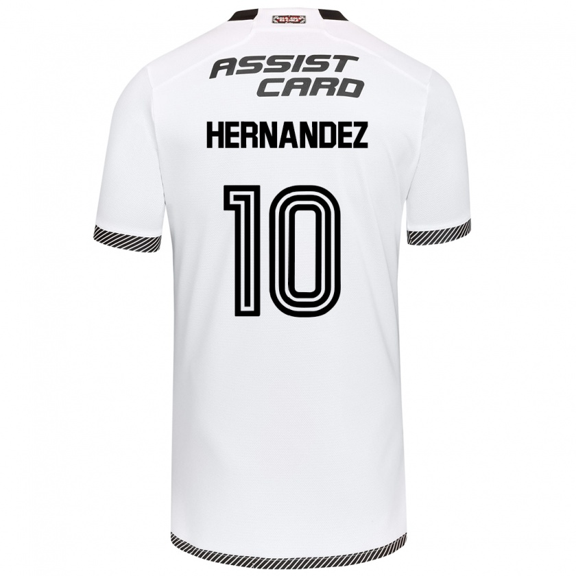 Kandiny Enfant Maillot Leandro Hernández #10 Blanc Noir Tenues Domicile 2024/25 T-Shirt