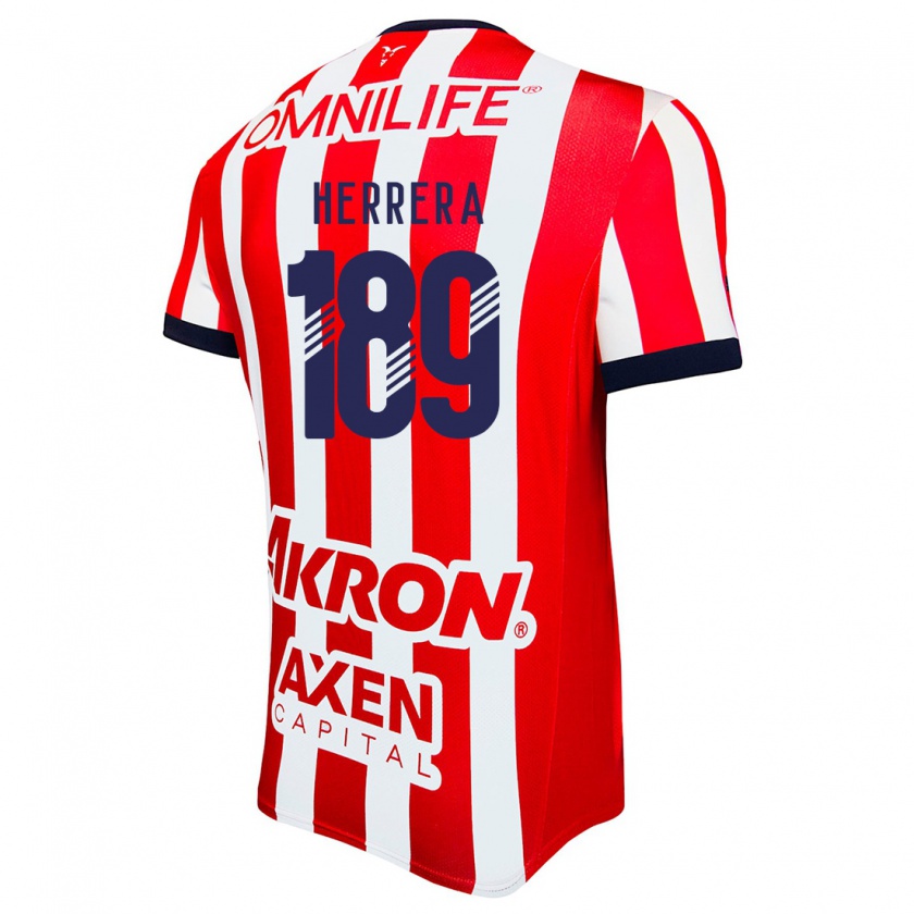 Kandiny Enfant Maillot Antonio Herrera #189 Rouge Blanc Bleu Tenues Domicile 2024/25 T-Shirt