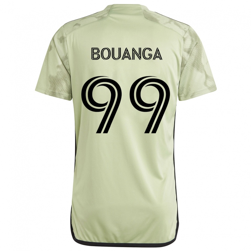 Kandiny Enfant Maillot Denis Bouanga #99 Vert Clair Tenues Extérieur 2024/25 T-Shirt