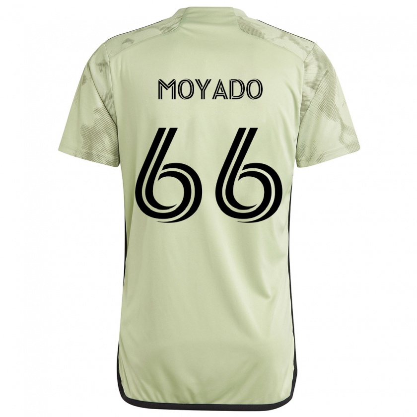 Kandiny Enfant Maillot Bryan Moyado #66 Vert Clair Tenues Extérieur 2024/25 T-Shirt