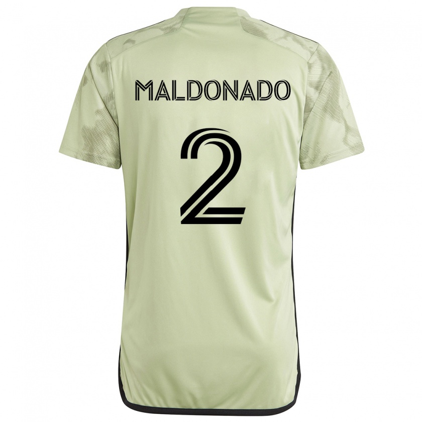 Kandiny Enfant Maillot Denil Maldonado #2 Vert Clair Tenues Extérieur 2024/25 T-Shirt