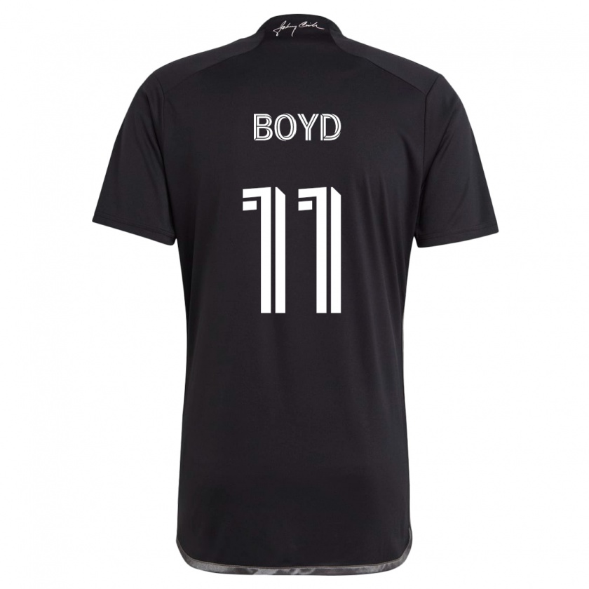 Kandiny Enfant Maillot Tyler Boyd #11 Noir Tenues Extérieur 2024/25 T-Shirt