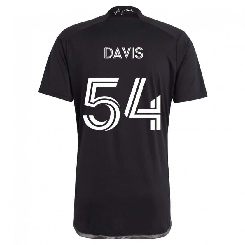 Kandiny Enfant Maillot Sean Davis #54 Noir Tenues Extérieur 2024/25 T-Shirt