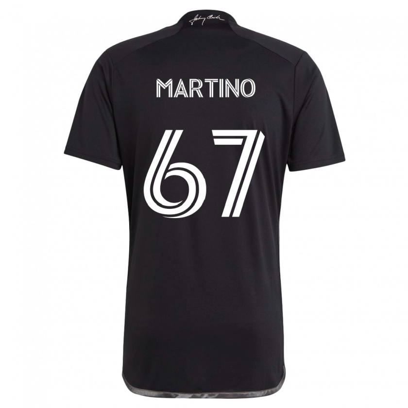 Kandiny Enfant Maillot Ben Martino #67 Noir Tenues Extérieur 2024/25 T-Shirt