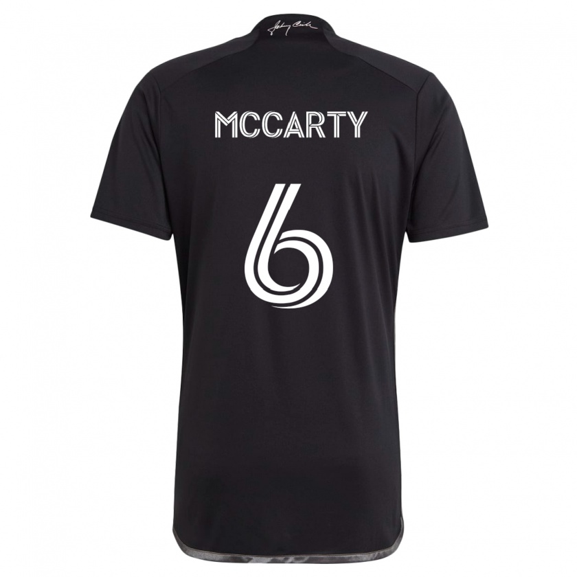 Kandiny Enfant Maillot Dax Mccarty #6 Noir Tenues Extérieur 2024/25 T-Shirt