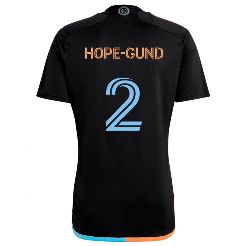 Kandiny Enfant Maillot Rio Hope-Gund #2 Noir Orange Bleu Tenues Extérieur 2024/25 T-Shirt