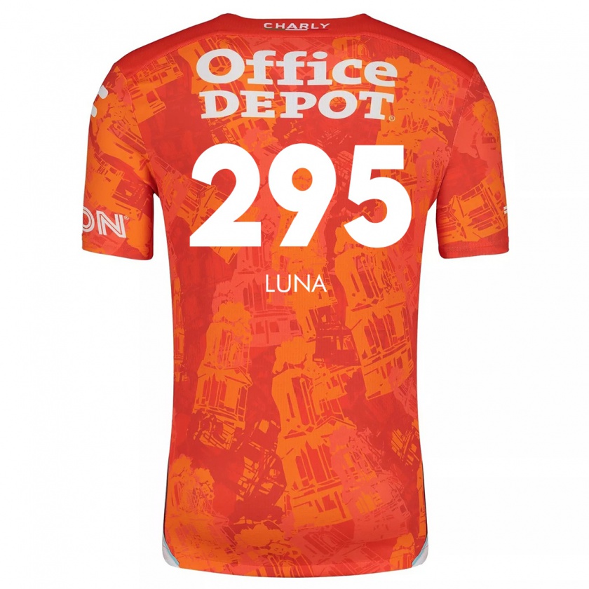 Kandiny Enfant Maillot Irving Luna #295 Orange White Tenues Extérieur 2024/25 T-Shirt