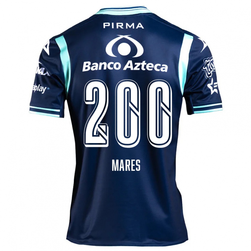 Kandiny Enfant Maillot Cristian Mares #200 Bleu Marine Tenues Extérieur 2024/25 T-Shirt