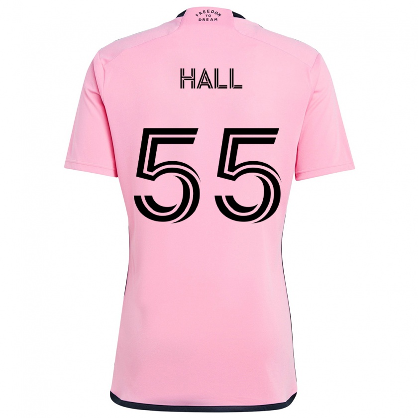 Kandiny Homme Maillot Tyler Hall #55 Rose Tenues Domicile 2024/25 T-Shirt