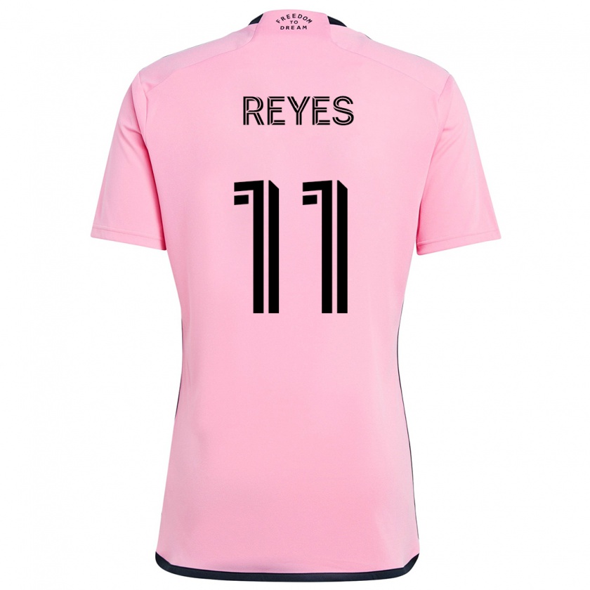 Kandiny Homme Maillot Dairon Reyes #11 Rose Tenues Domicile 2024/25 T-Shirt