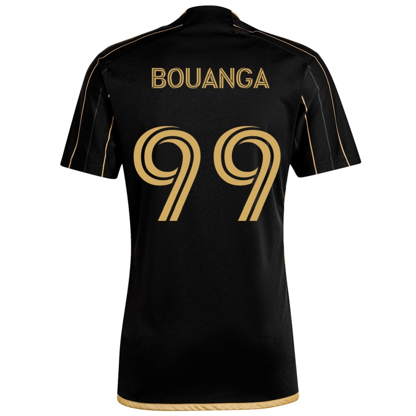 Kandiny Homme Maillot Denis Bouanga #99 Or Noir Tenues Domicile 2024/25 T-Shirt