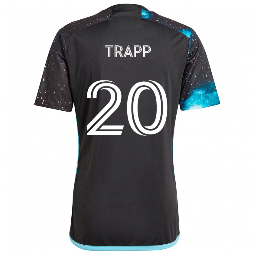 Kandiny Homme Maillot Wil Trapp #20 Noir Bleu Tenues Domicile 2024/25 T-Shirt