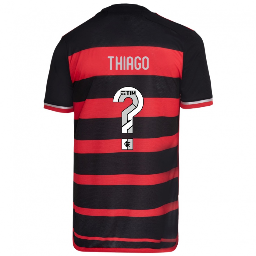 Kandiny Homme Maillot Victor Thiago #0 Rouge Noir Tenues Domicile 2024/25 T-Shirt