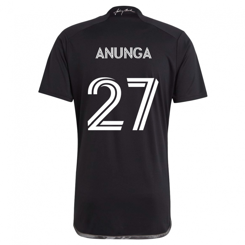 Kandiny Homme Maillot Tah Anunga #27 Noir Tenues Extérieur 2024/25 T-Shirt