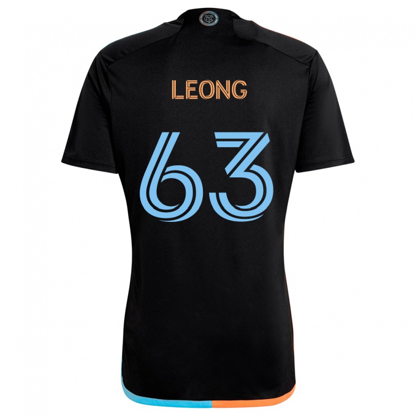 Kandiny Homme Maillot Matthew Leong #63 Noir Orange Bleu Tenues Extérieur 2024/25 T-Shirt