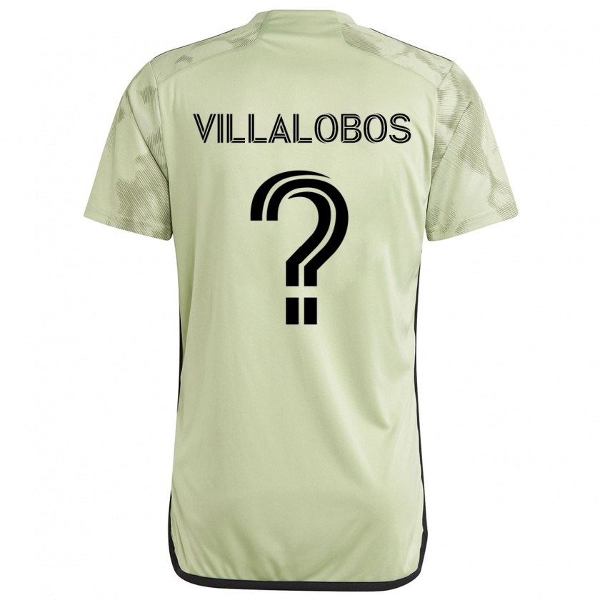 Kandiny Femme Maillot Kristian Villalobos #0 Vert Clair Tenues Extérieur 2024/25 T-Shirt