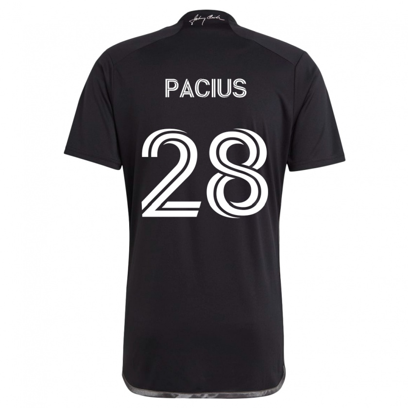 Kandiny Femme Maillot Woobens Pacius #28 Noir Tenues Extérieur 2024/25 T-Shirt