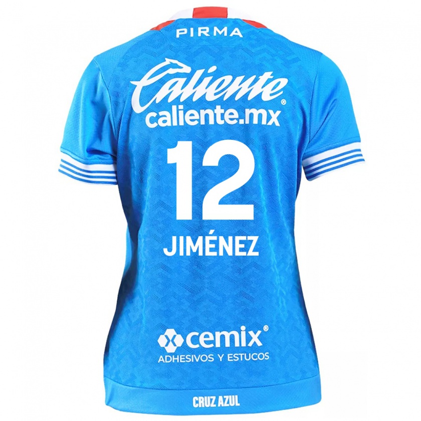 Kandiny Enfant Maillot Luis Jiménez #12 Bleu Ciel Tenues Domicile 2024/25 T-Shirt