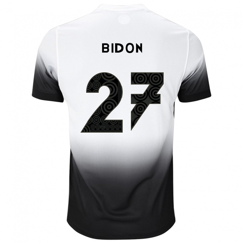 Kandiny Enfant Maillot Breno Bidon #27 Blanc Noir Tenues Domicile 2024/25 T-Shirt