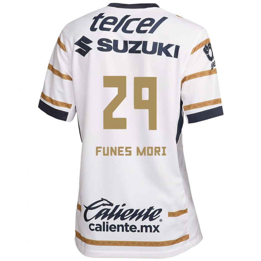 Kandiny Enfant Maillot Rogelio Funes Mori #29 Obsidienne Blanche Tenues Domicile 2024/25 T-Shirt