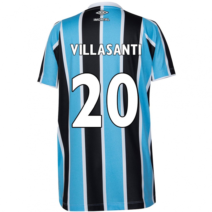 Kandiny Enfant Maillot Mathías Villasanti #20 Bleu Noir Blanc Tenues Domicile 2024/25 T-Shirt