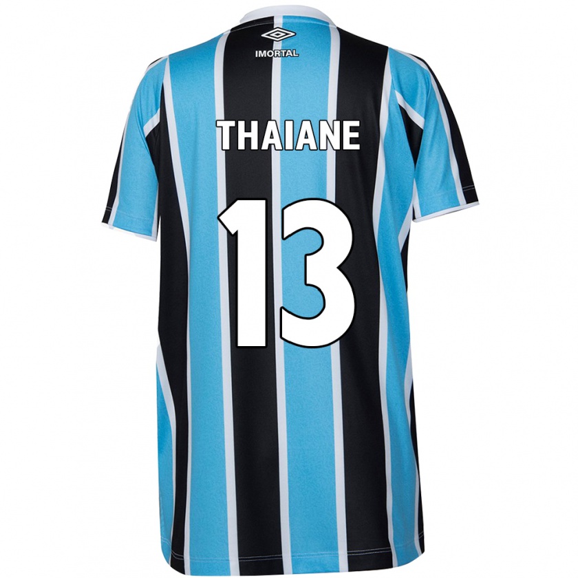 Kandiny Enfant Maillot Thaiane #13 Bleu Noir Blanc Tenues Domicile 2024/25 T-Shirt