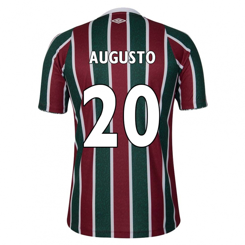 Kandiny Enfant Maillot Renato Augusto #20 Vert Marron Blanc Tenues Domicile 2024/25 T-Shirt