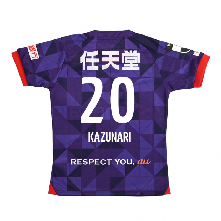 Kandiny Enfant Maillot Kazunari Kita #20 Blanc Violet Tenues Domicile 2024/25 T-Shirt