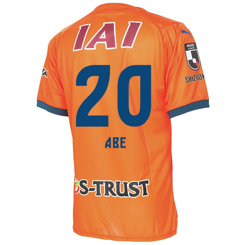 Kandiny Enfant Maillot Ryoya Abe #20 Bleu Orange Tenues Domicile 2024/25 T-Shirt