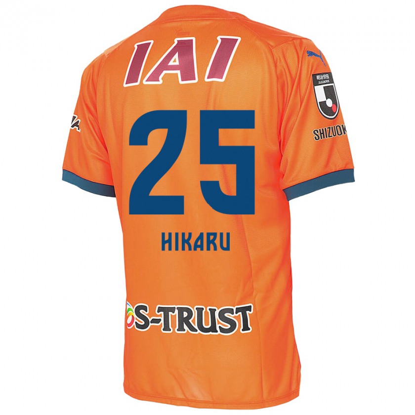 Kandiny Enfant Maillot Hikaru Naruoka #25 Bleu Orange Tenues Domicile 2024/25 T-Shirt