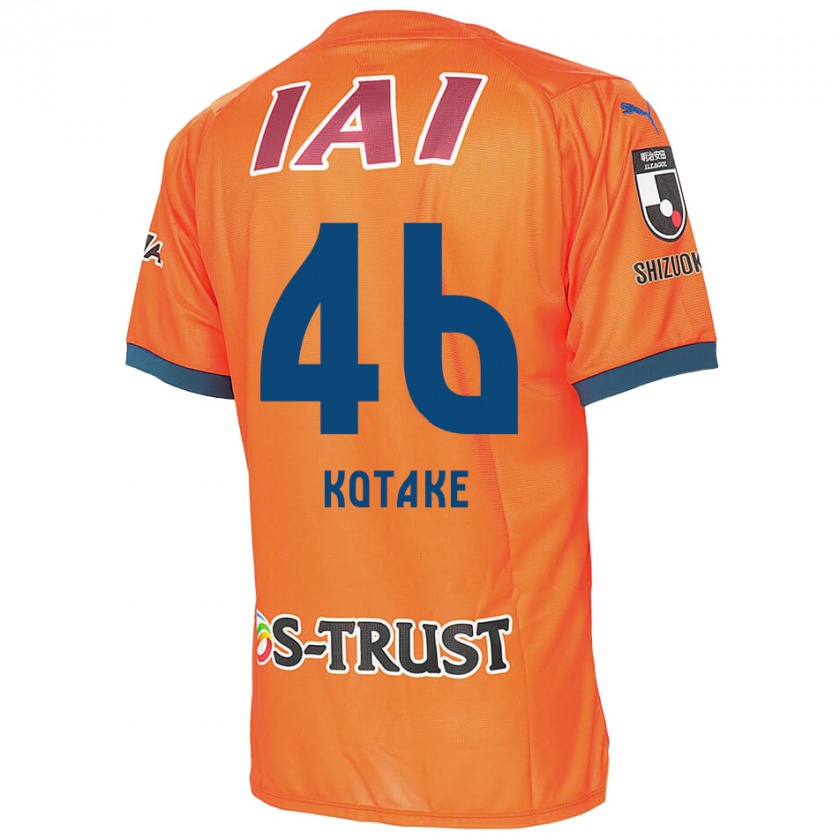 Kandiny Enfant Maillot Sean Kotake #46 Bleu Orange Tenues Domicile 2024/25 T-Shirt