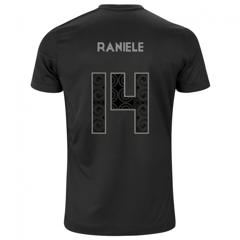 Kandiny Enfant Maillot Raniele #14 Noir Tenues Extérieur 2024/25 T-Shirt