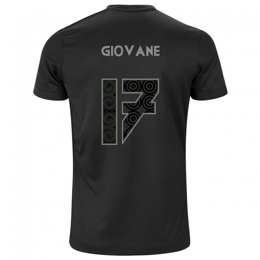 Kandiny Enfant Maillot Giovane #17 Noir Tenues Extérieur 2024/25 T-Shirt