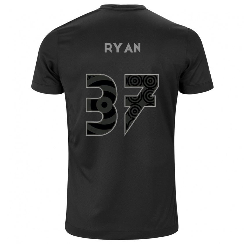 Kandiny Enfant Maillot Ryan #37 Noir Tenues Extérieur 2024/25 T-Shirt