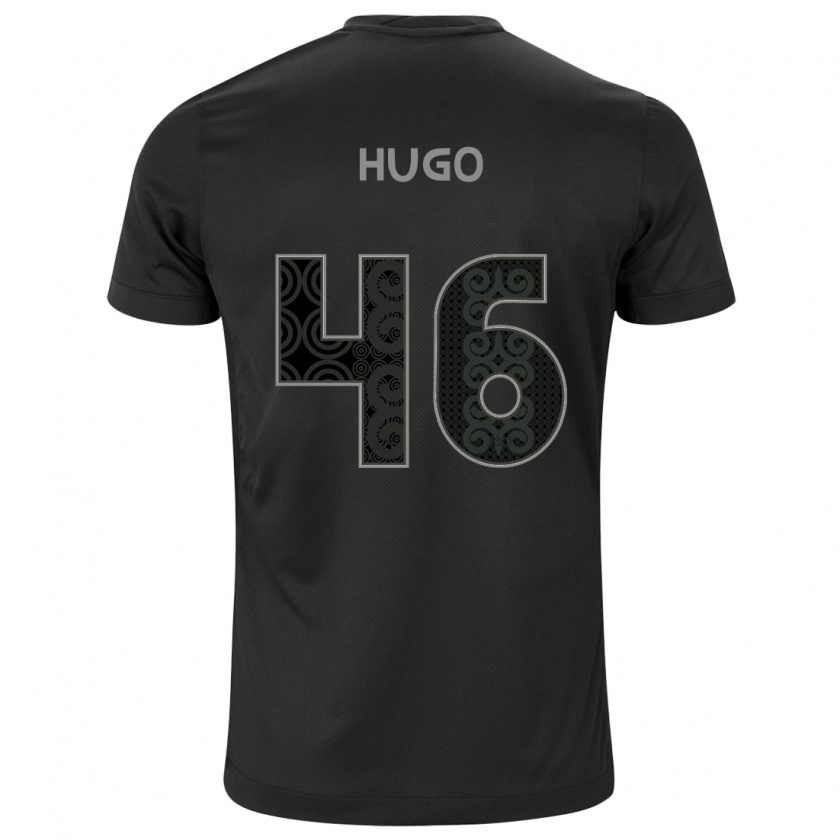 Kandiny Enfant Maillot Hugo #46 Noir Tenues Extérieur 2024/25 T-Shirt