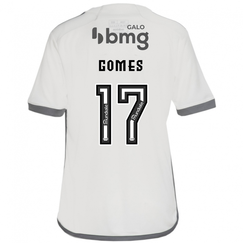 Kandiny Enfant Maillot Igor Gomes #17 Blanc Cassé Tenues Extérieur 2024/25 T-Shirt