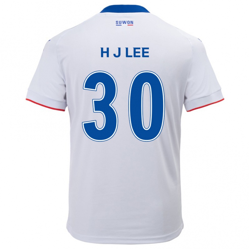 Kandiny Enfant Maillot Ji-Ho Lee #30 Blanc Bleu Tenues Extérieur 2024/25 T-Shirt