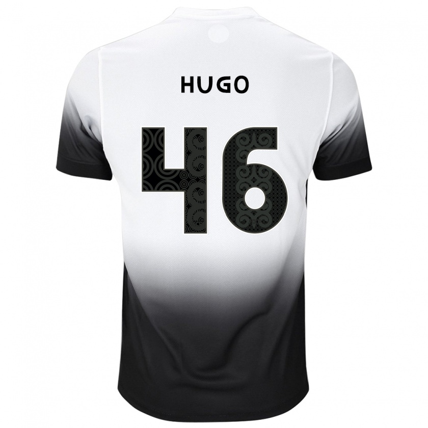 Kandiny Homme Maillot Hugo #46 Blanc Noir Tenues Domicile 2024/25 T-Shirt