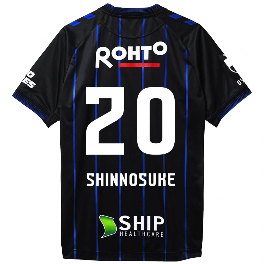 Kandiny Homme Maillot Shinnosuke Nakatani #20 Noir Bleu Tenues Domicile 2024/25 T-Shirt