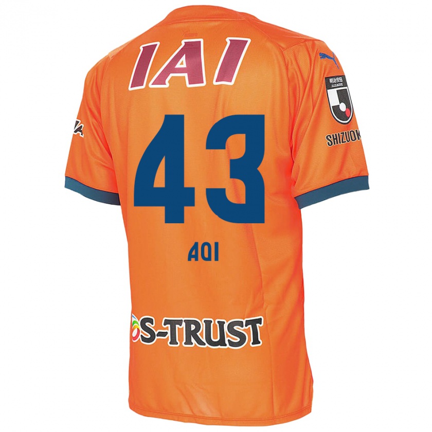 Kandiny Homme Maillot Aoi Ando #43 Bleu Orange Tenues Domicile 2024/25 T-Shirt