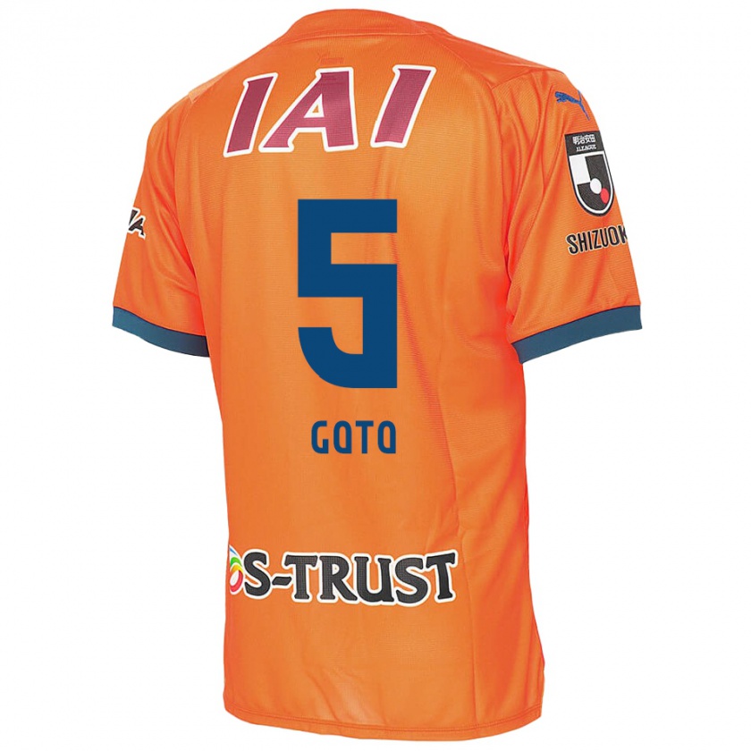 Kandiny Homme Maillot Keita Goto #5 Bleu Orange Tenues Domicile 2024/25 T-Shirt