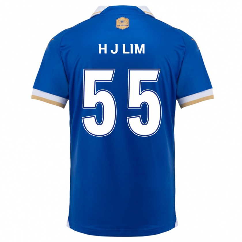 Kandiny Homme Maillot Ji-Hoon Lim #55 Bleu Blanc Tenues Domicile 2024/25 T-Shirt