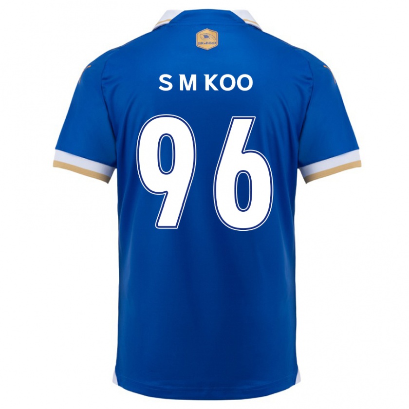 Kandiny Homme Maillot Min-Seo Koo #96 Bleu Blanc Tenues Domicile 2024/25 T-Shirt