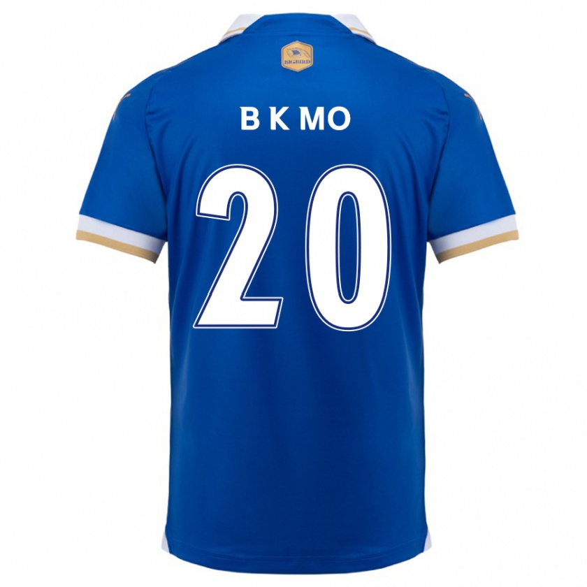 Kandiny Homme Maillot Kyung-Bin Mo #20 Bleu Blanc Tenues Domicile 2024/25 T-Shirt